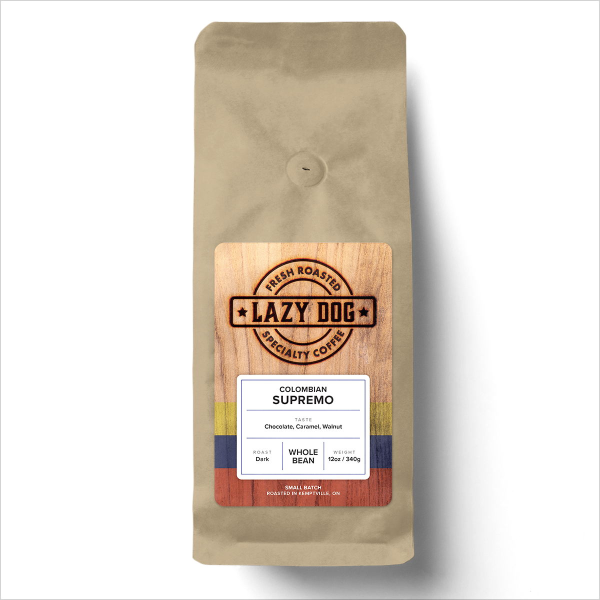 Lazy Dog Coffee Co. Fresh Roasted Specialty Coffee.